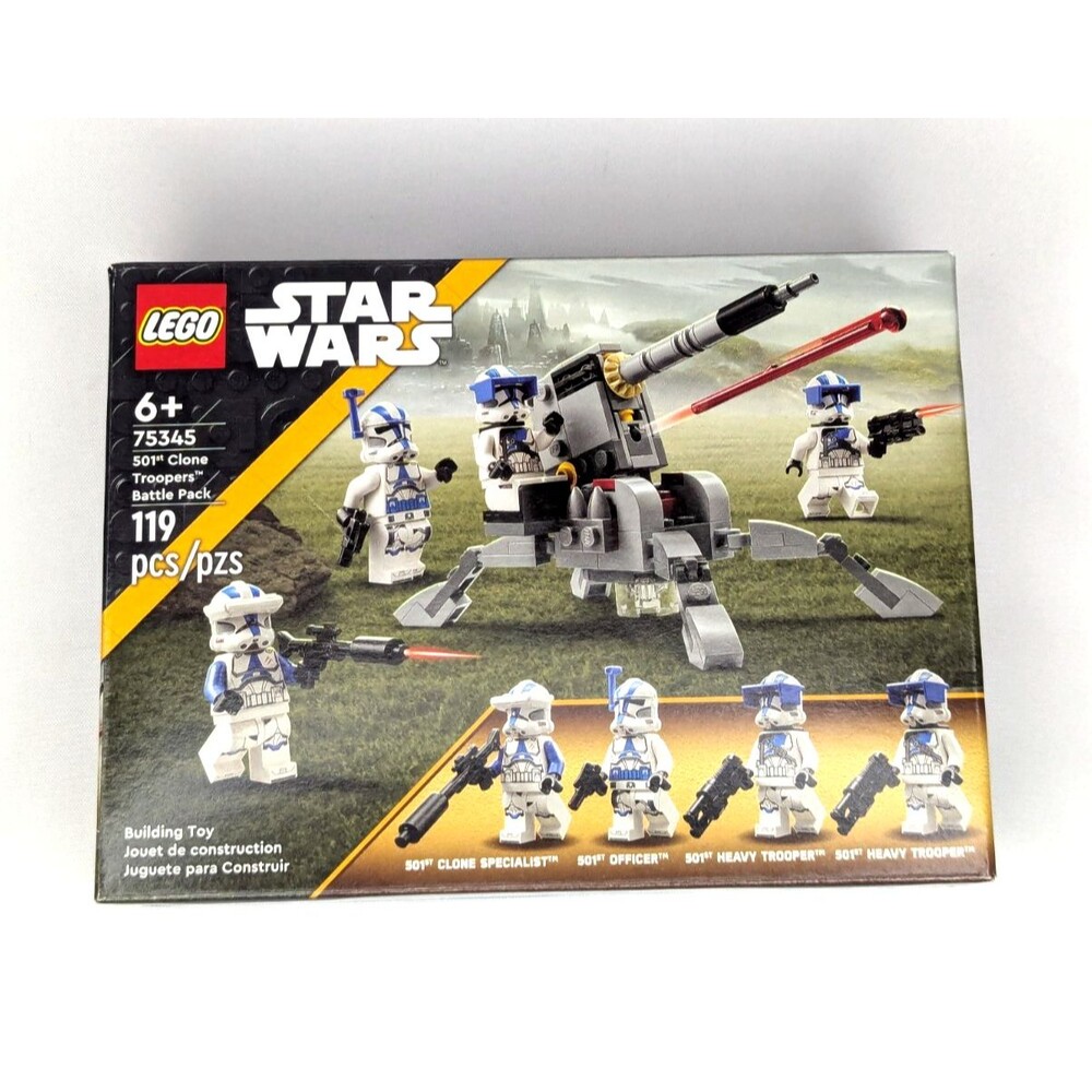 LEGO Star Wars: 501st Clone Troopers Battle Pack (75345) New In Box Sealed